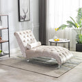 HomSof Modern Armless Velvet Chaise Lounge Indoor Chair by HomSof