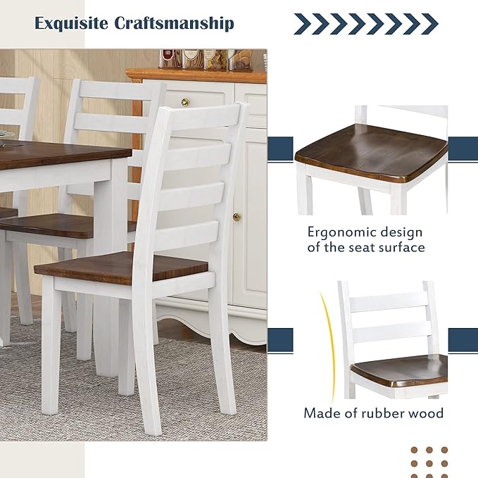 Ball & Cast 6 Piece Dining Table Set - Image 7