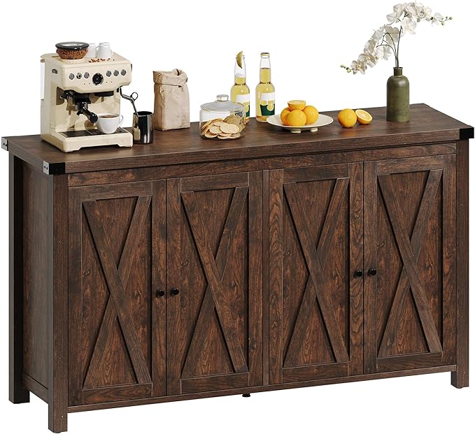 DWVO Farmhouse Sideboard Buffet Cabinet by DWVO