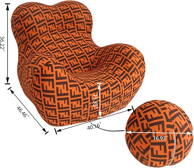 Bean Bag Chair - Memory Foam Bean Bag Chair - Image 3