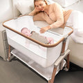 Baby Bassinet Bedside Sleeper, Portable Crib by MotherlyHaven