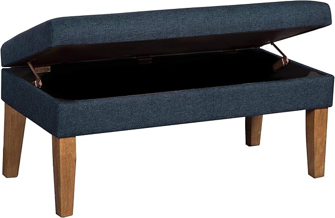 Homepop Home Decor | Upholstered Decorative Storage Ottoman Bench | Ottoman - Image 9