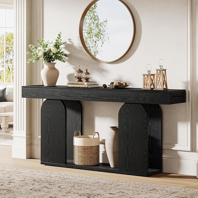 Tribesigns 70.9-Inch Extra Long Sofa Table, Farmhouse Console Tables - Image 4