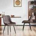YOUNIKE Brown Dining Chairs Set of 2 by YOUNIKE