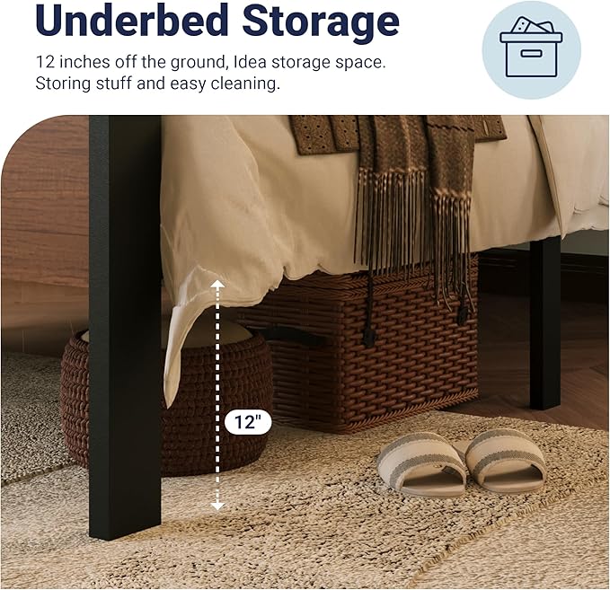 Allewie Twin Size Platform Bed Frame - Image 5