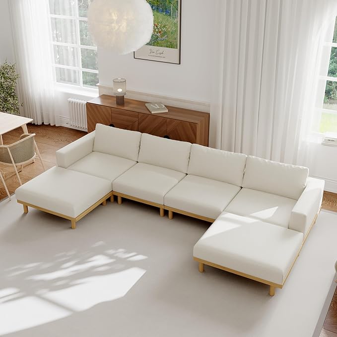 Acanva Minimalist Modular Sectional Sofa - Image 3