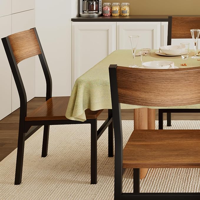 Feonase Dining Chairs Set of 6, Modern Kitchen Chairs - Image 3