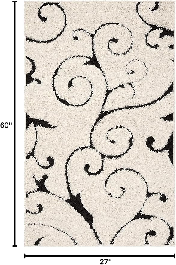 SAFAVIEH Florida Shag Collection Accent Rug - Image 2