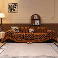 HANDONTIME Sofa Covers for Couch Pet-Friendly Caramel Black Couch Cover for by HANDONTIME