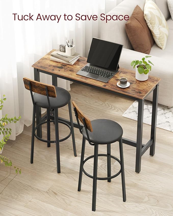 VASAGLE Bar Stools, 29.7 Inches Barstools - Image 6
