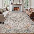 Tangsoo 8x10 Area Rug for Living Room, Washable Vintage Rugs Indoor Non Slip by Tangsoo