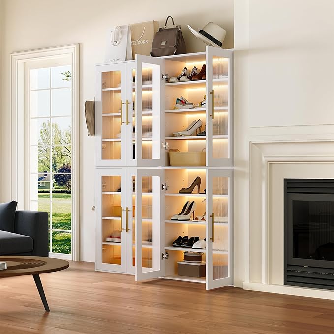 LITTLE TREE Stylish 8-Tier Vertical Shoe Rack - Image 6