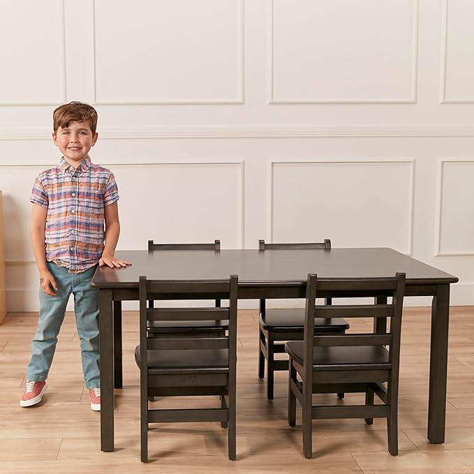 ECR4Kids 30in x 48in Rectangular Hardwood Table - Image 2
