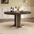 Mid-Century Modern Extendable Round Table by Unknown