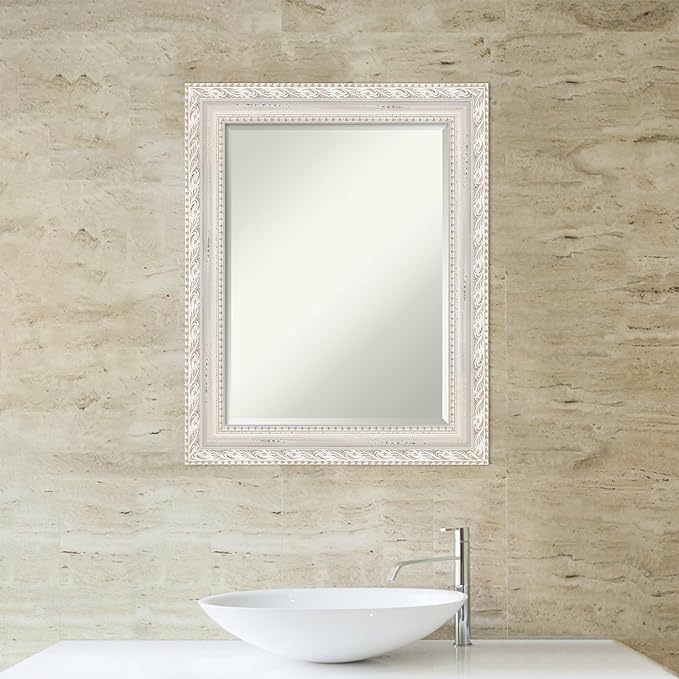 Amanti Art White Bathroom Mirror - Image 6