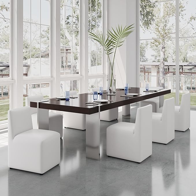 Manhattan Comfort Anna Square Modern Dining Chair - Image 3