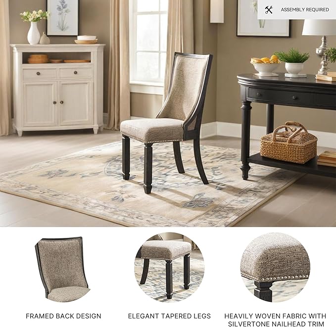 Signature Design by Ashley Tyler Creek Urban Farmhouse Upholstered Dining Chair - Image 4