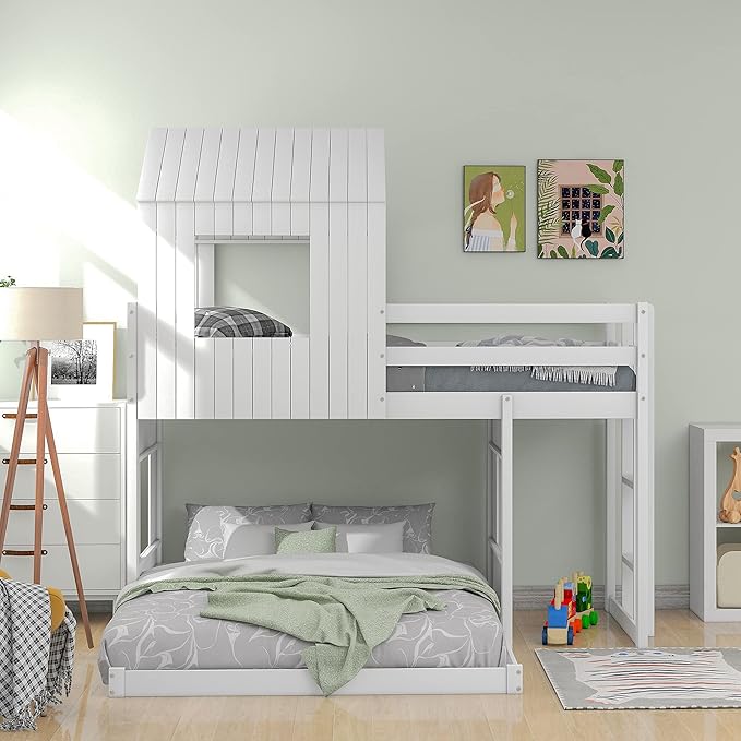 Ball & Cast Twin Over Full Playhouse Bunk Bed - Image 3