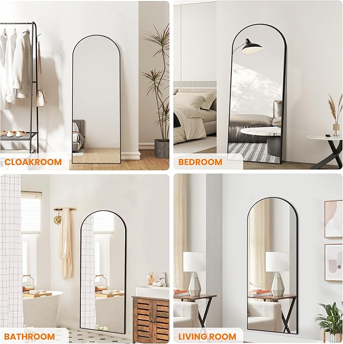 Arched Full Length Mirror, - Image 3