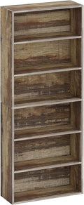 IRONCK Bookshelves and Bookcases Floor Standing 6 Tiers Display Storage Shelves by IRONCK