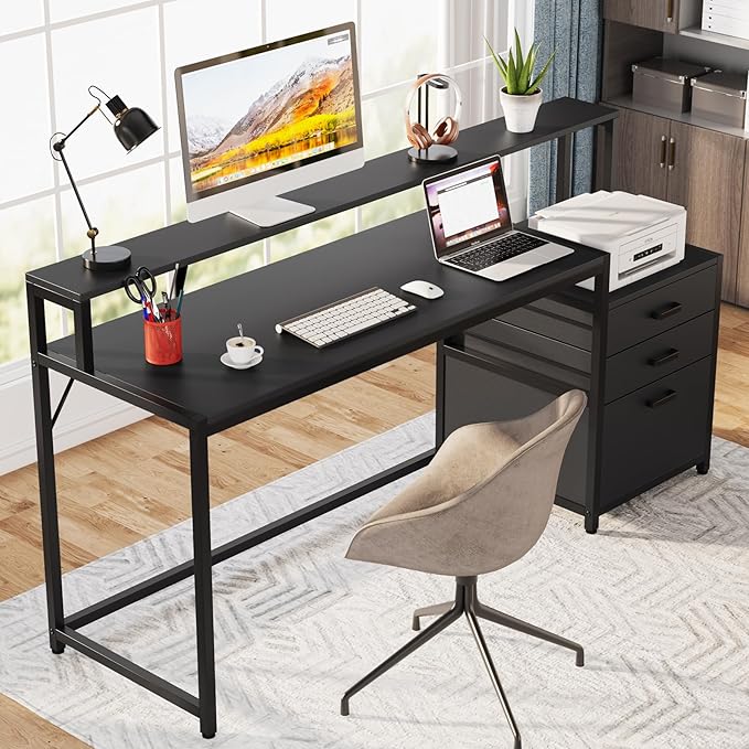 Tribesigns 63 Inch Computer Desk - Image 3