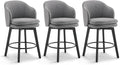 Counter Height Barstools 26 inch Upholstered Swivel Bar Stools by Kislot