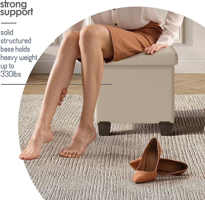 STORAGEBUD Storage Ottoman Cube - Image 5