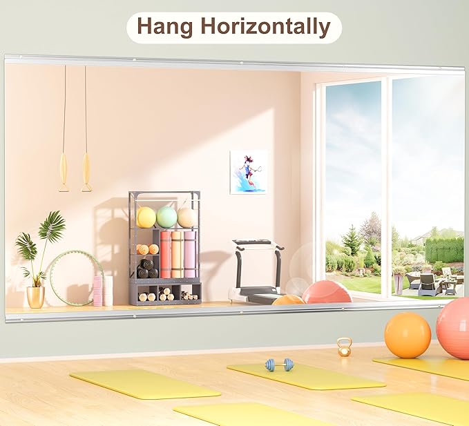 Hasipu Home Gym Mirror 83" L x 39" W - Image 4