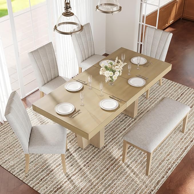 Ball & Cast 6 Piece Farmhouse Dining Table Set - Image 3