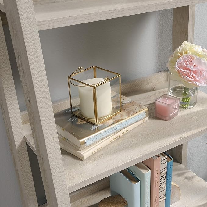 Sauder Trestle 5 Bookcase/Book Shelf, L: 23.54" x W: 16.61" x H: 71.14" - Image 7
