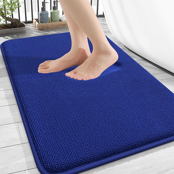 OLANLY Thick Memory Foam Bath Mat Rug 30x20, Extra Soft Absorbent Bathroom Rug by OLANLY