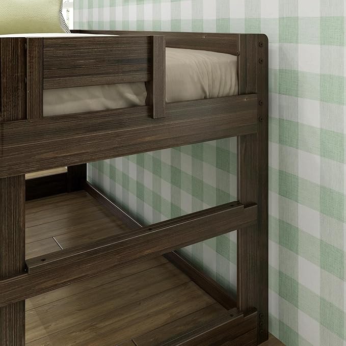 Max & Lily Modern Farmhouse Low Loft Bed, Twin Bed Frame - Image 6