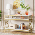 Tribesigns 3-Tier Console Table, 55 inch Sofa Table by Tribesigns