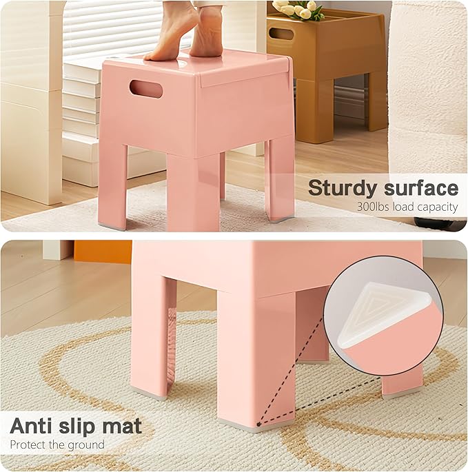 Nightstand Bedside with Storage Space, Dorm and Small Spaces, Easy Assembly - Image 8