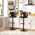 VECELO Bar Stools Set of 2, Adjustable Counter Height Stools by VECELO