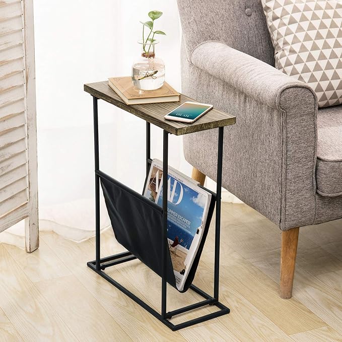 MyGift 21-Inch Modern Narrow Living Room End Table - Image 4