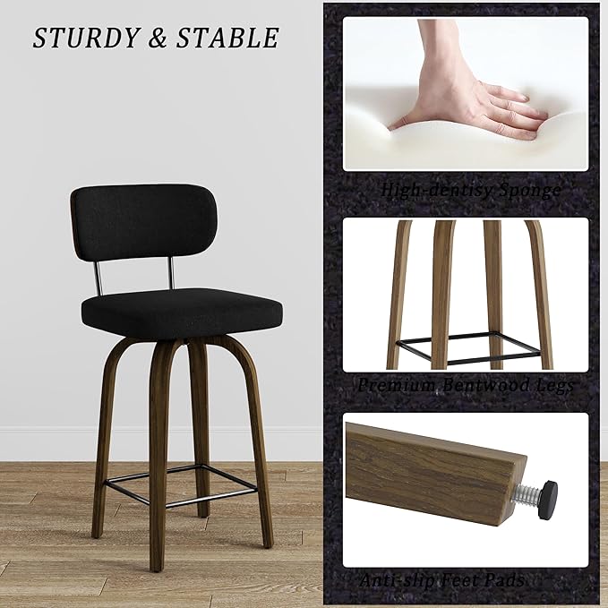 Swivel Counter Height Bar Stools - Image 6