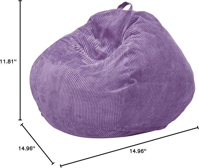 3.5FT Bean Bag Chairs Teardrop Bean Bag Chair - Image 2