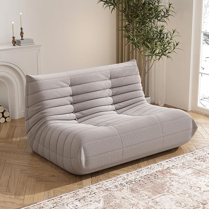 Bean Bag Chair for Adults, Oversized Loveseat Fireside Chair Comfy Lazy Floor - Image 3