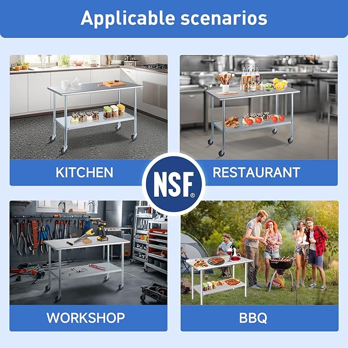 ROCKPOINT Stainless Steel Table - Image 6