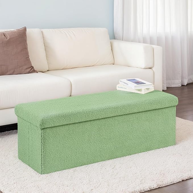 43 Inches Storage Ottoman Bench - Image 6