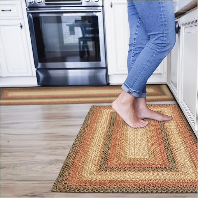 Russet Multi Color Jute Braided Rug Runner, 22x72 Rectangle - Image 10
