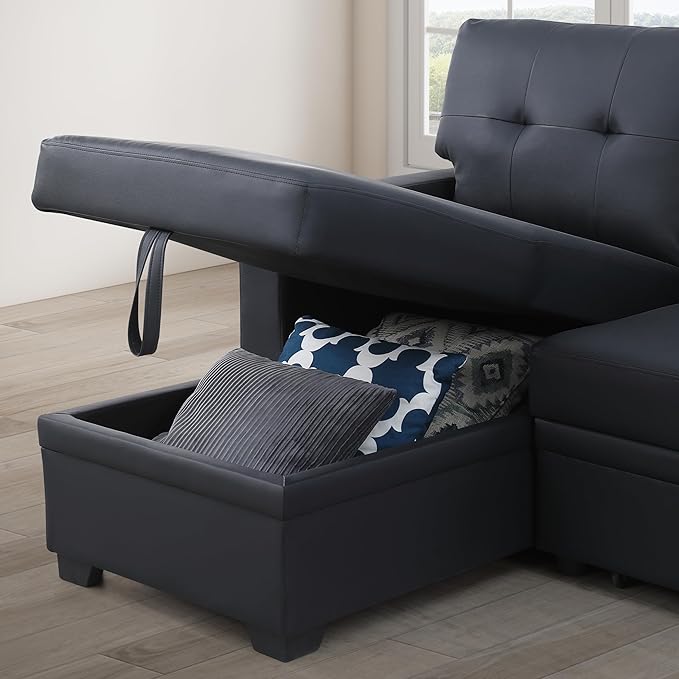 Devion Furniture Garisa 4-in-1 Convertible L Shaped Couch - Image 8