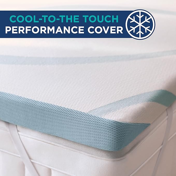 Tempur-Pedic TEMPUR-Adapt + Cooling 3-Inch King Mattress Topper Medium Luxury - Image 4