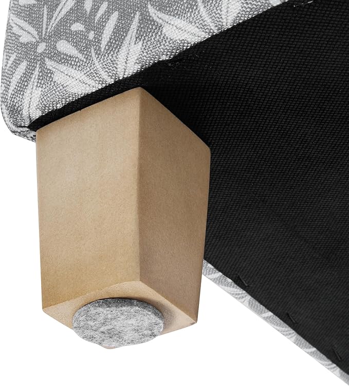 HomePop Home Decor | K7342-A873 | Classic Square Storage Ottoman - Image 8