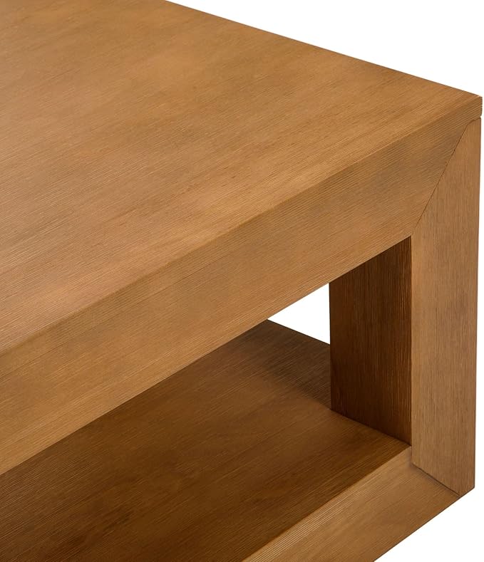 Plank+Beam Modern Rectangular Coffee Table - Image 4