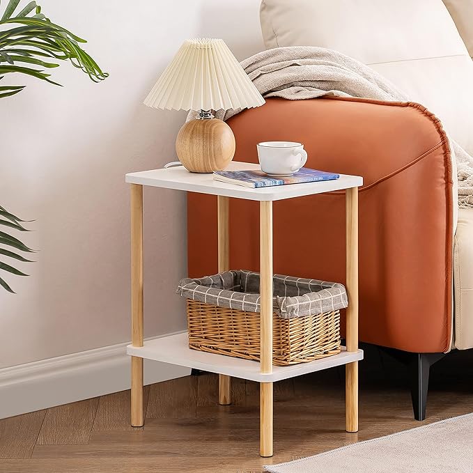 Apicizon 2 Tier End Table, Small Side Table - Image 7