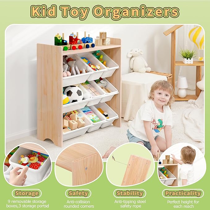 MallBest 4-Tier Kids' Toy Storage Organizer Shelf - Image 6