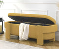 KEIKI 51" Linen Ottoman Bench by Unknown