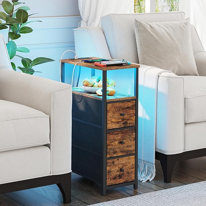 TUTOTAK Narrow LED Night Stand - Image 2